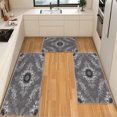 thumbnail image 1 of IsecretJoy Washable Kitchen Rugs Sets of 3, Non Slip Kitchen Mats for Floor Waterproof & Stain Resistant Runner Rug for Kitchen, Laundry Room, Hallway, 1 of 11