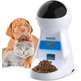 thumbnail image 1 of DEWEL Automatic Cat Feeder, 101oz/3L Timed Cat Feeder with 10s Voice Recorder for Dry Food, Up to 4 Meals with Portion Control, Dual Power Supply, IR Detect for Small Medium Cats Dogs, 1 of 9