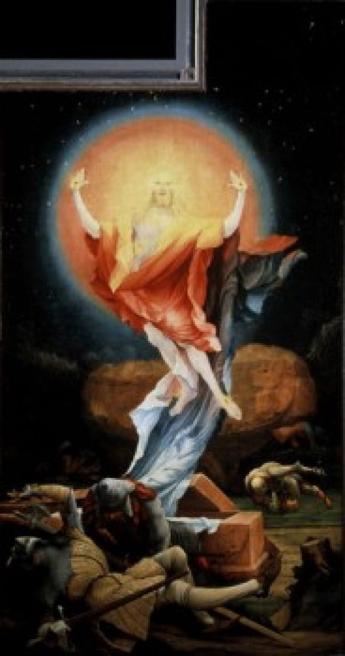 The Isenheim Altarpiece Resurrection 1511-1516 Matthias Grunewald (147080-1528 German) Musee dUnterlinden Colmar France Canvas Art - Matthias Grunewald (18 x 24)