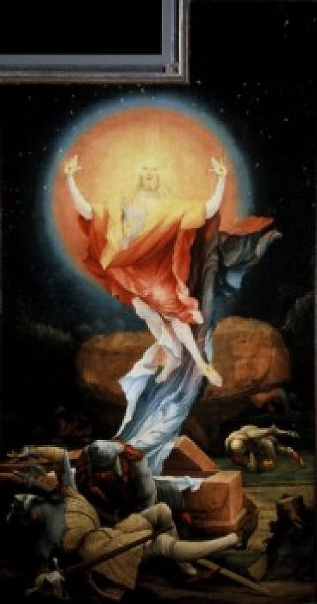 The Isenheim Altarpiece Resurrection 1511-1516 Matthias Grunewald (147080-1528 German) Musee dUnterlinden Colmar France Canvas Art - Matthias Grunewald (24 x 36)