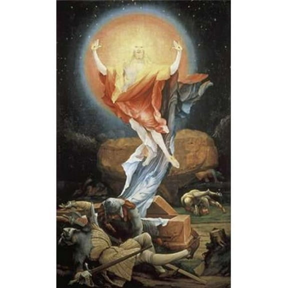Isenheim Altarpiece: Resurrection Poster Print by Mathias Grunewald