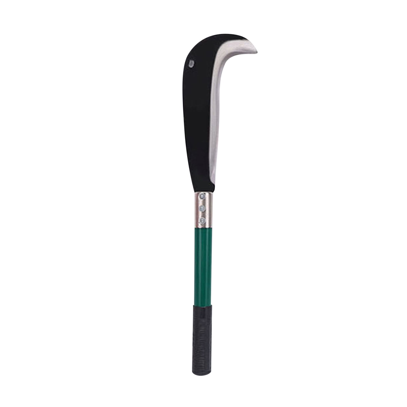 Iseuj Home Brush Clearing Sickle,Agricultural Long Handled Sickle