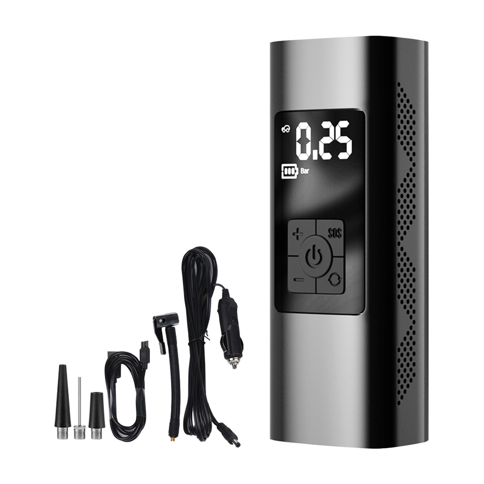 Iseuj Home Car Mounted Tire Pressure Pump Mini Portable Electric