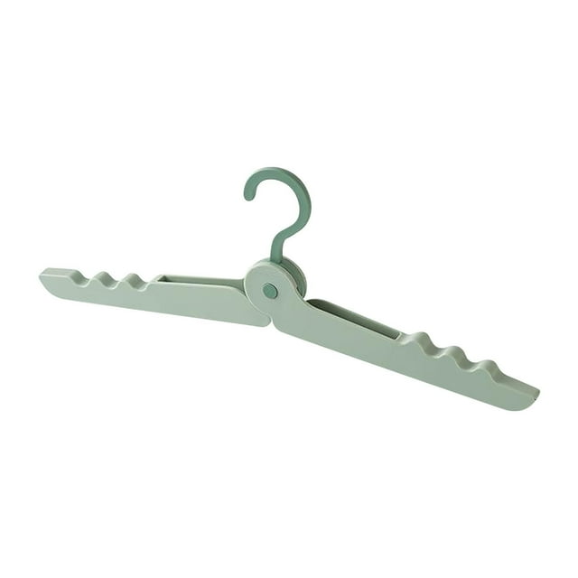 Iseuj Home Folding Clothes Hanger Portable Travel Multi Functional
