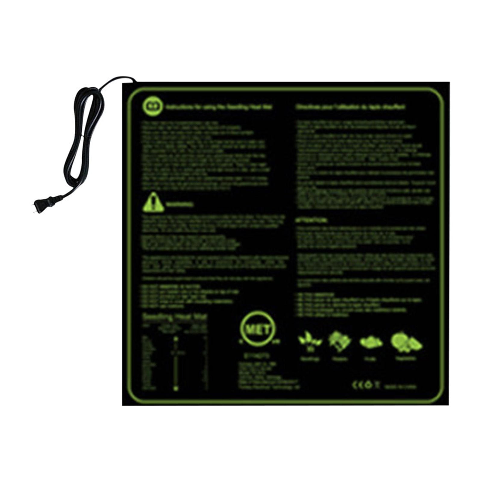 Iseuj Home Plant Heating Pad Seedling Heating Pad Seed Germination And Growth Pad