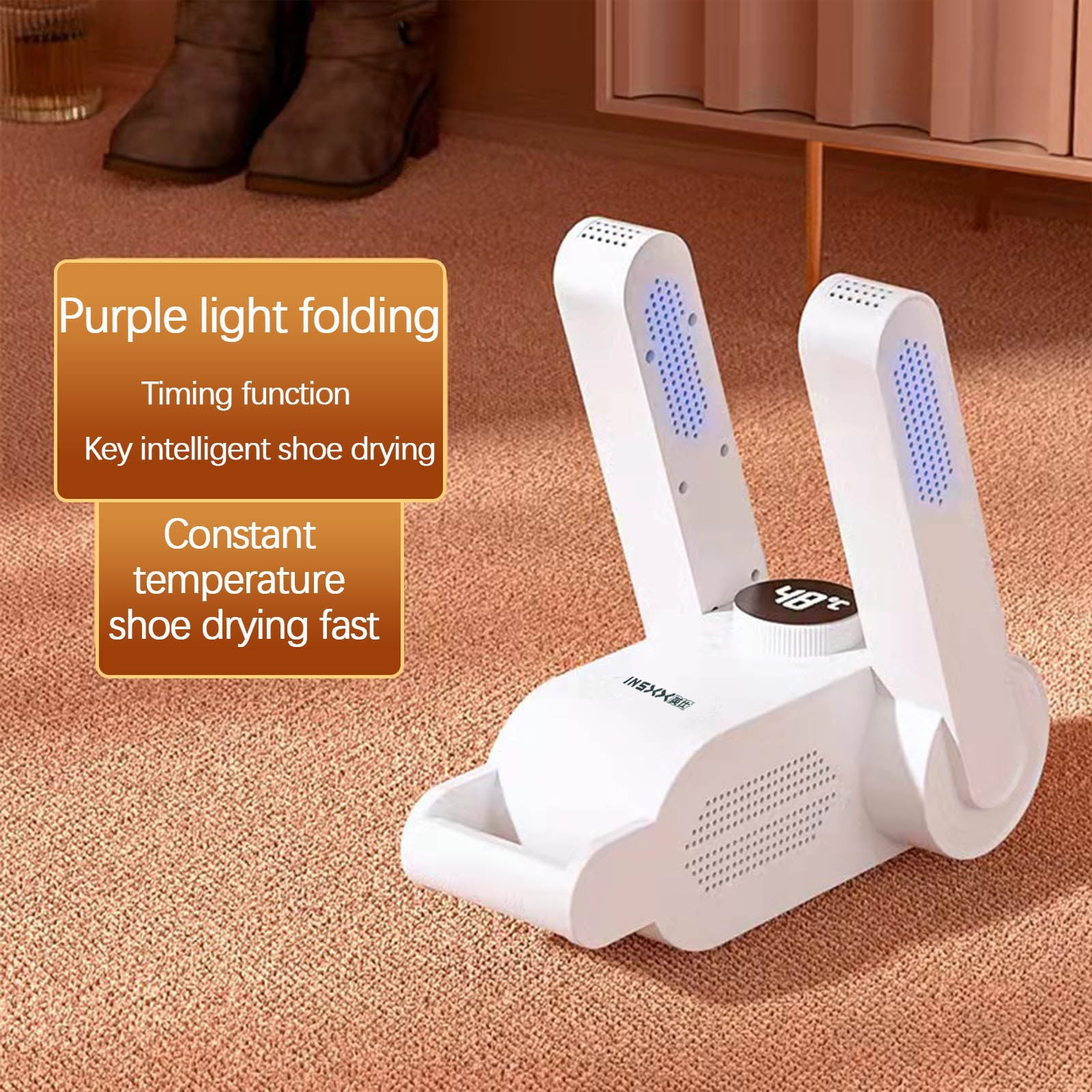 Iseuj Home Shoe Dryer Portable Boot Shoe Dryer and Warmer, Multi