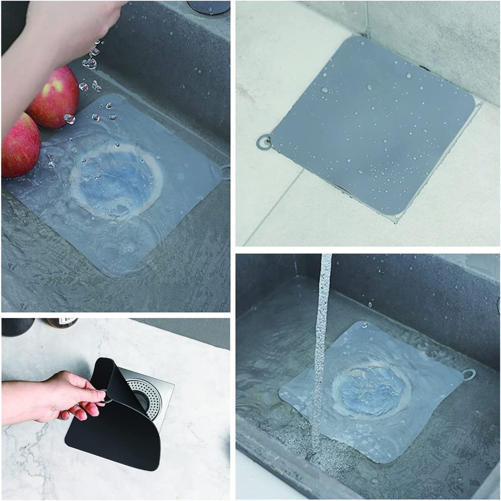 Iseuj Home Silicone Floor Drains Odour Cover Odour Diffuse Graying 3