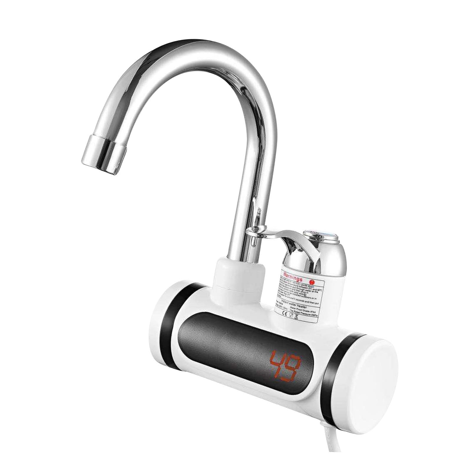 Iseuj Home Water Heater Kitchen Faucet EU Plug Electric Water Heater