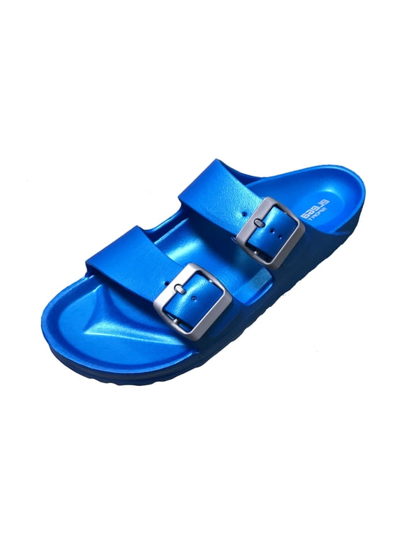 Official Super Light Weight Women Blue Comfort Flip-Flop Sandal Size US 6-9 (M)