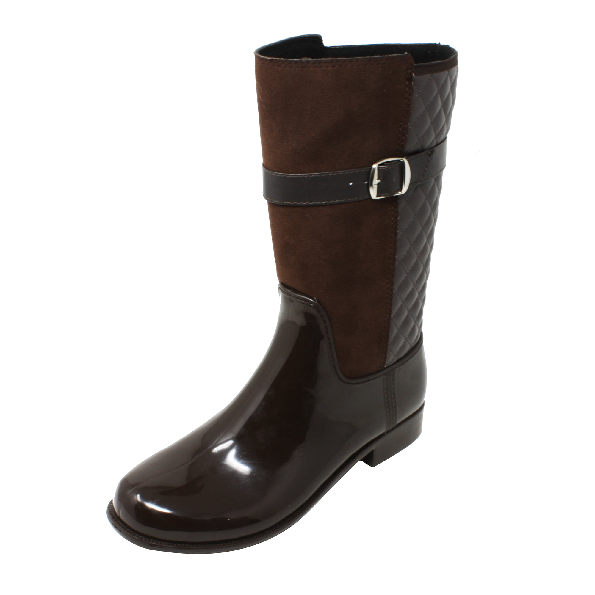 Ish Original Official Women Brown Fashion Rain Boots MX-9221BRW US 6-10 (M)