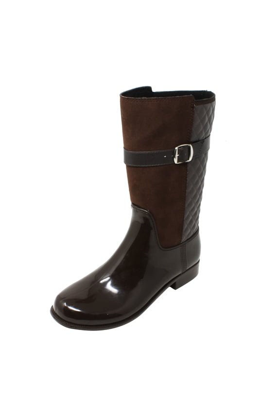 Official Women Brown Fashion Rain Boots MX-9221BRW US 6-10 (M)