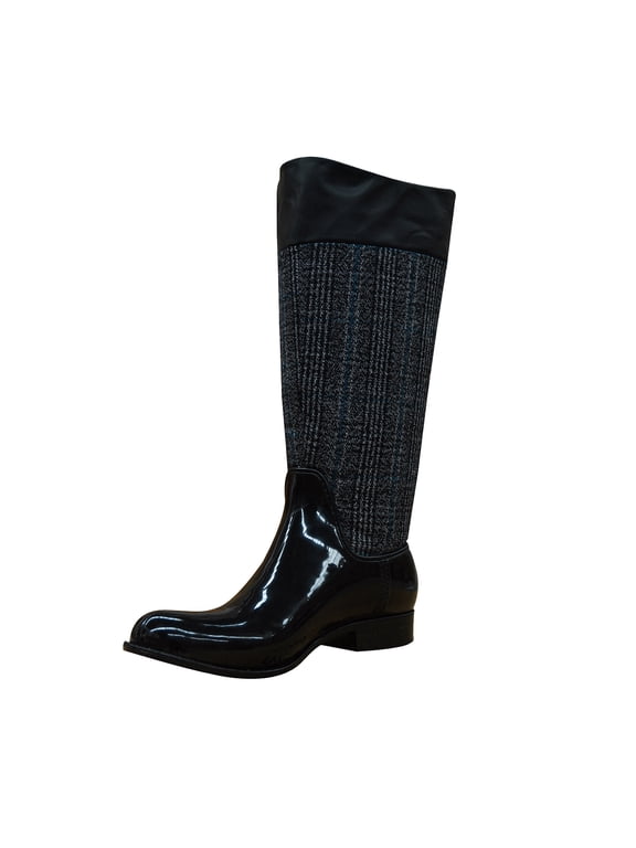 Official Women Grey Tall Rain Boots MX-9225 US 6-10 (M)