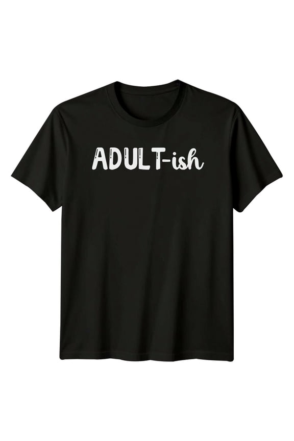 -Ish Text T-Shirt Mens Womens