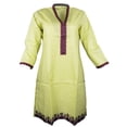 thumbnail image 1 of IshDeena Elegant Cotton Kurtis for Women Ready to Wear Tunic Tops for Ladies - One Piece, 1 of 7