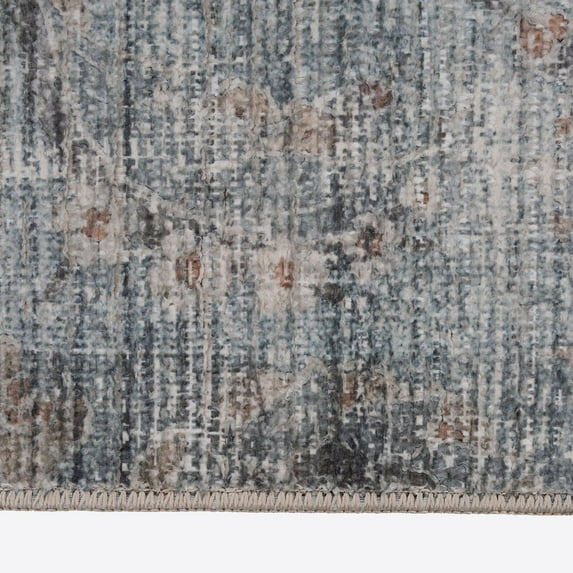 Kukoon Blue French Classical Tufted Living Area Rug