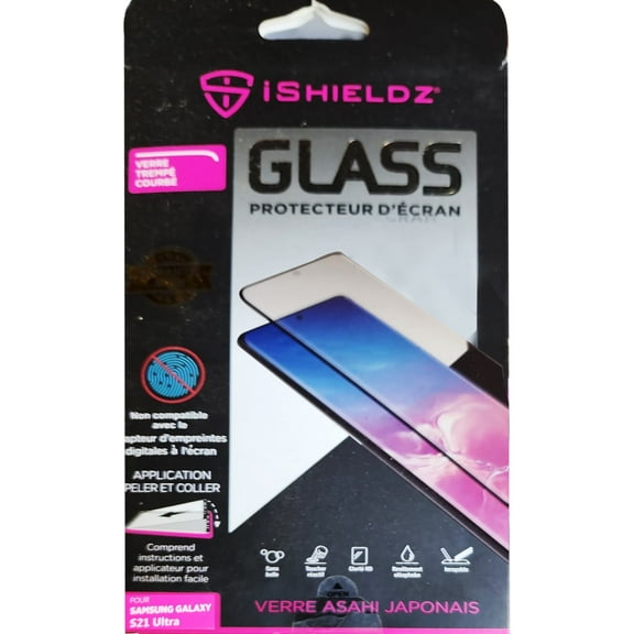 Ishieldz - Glass Protector for Samsung Galaxy - S21 Ultra