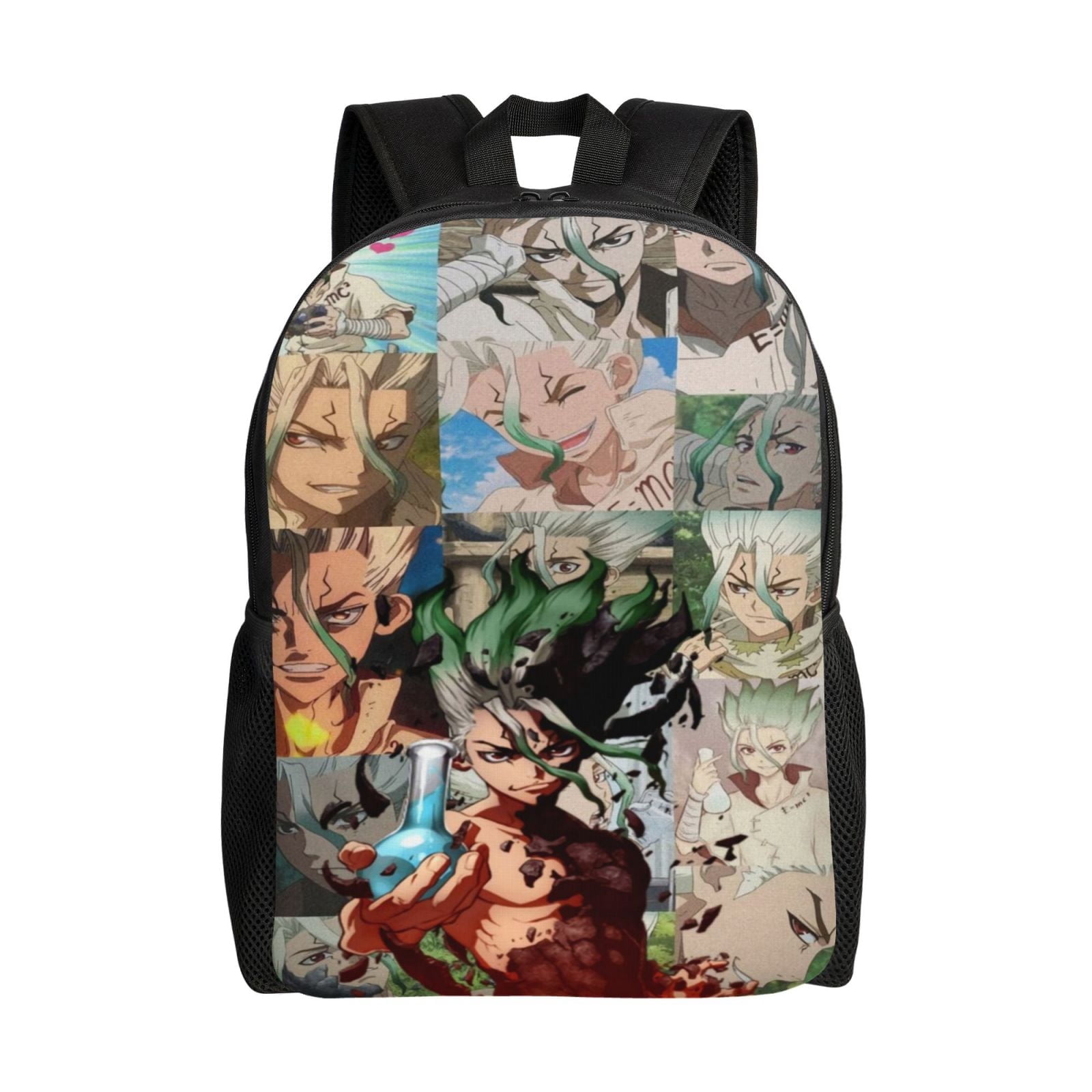 Ishigami Senku Anime Backpack Cartoon Travel Bags 3D Printed Casual ...