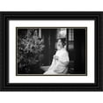 thumbnail image 1 of Ishijima, Nobu 32x23 Black Ornate Wood Framed with Double Matting Museum Art Print Titled - Risa, 1 of 4