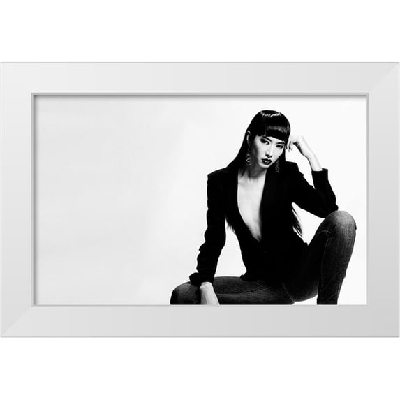 Ishikawa, Keiichi 18x13 White Modern Wood Framed Museum Art Print Titled - Less Is More