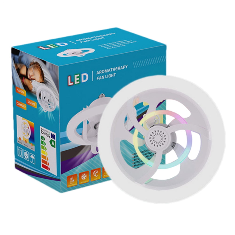 Ishine Socket Ceiling Fan 50W Remote Control Fan Light 3-Speed ...