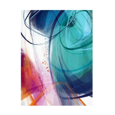 Ishita Banerjee 'Turquoise 2' Canvas Art