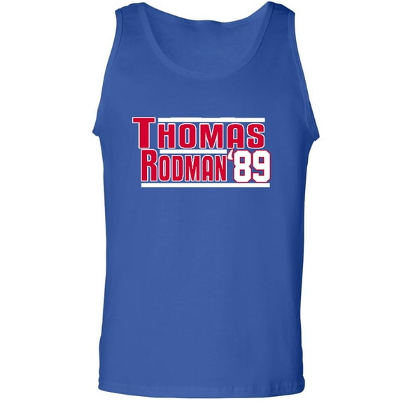Isiah Thomas Dennis Rodman Pistons 1989 Tank Top
