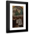 thumbnail image 1 of Isidore Patrois 11x18 Black Modern Framed Museum Art Print Titled - Saint Louis De Gonzague in Contemplation Before the Virtues of Jesus or the Vision of Saint Louis De Gonzague (1870), 1 of 5