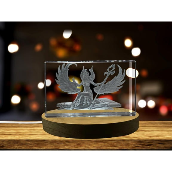 Isis 3D Engraved Crystal 3D Engraved Crystal Keepsake/Gift/Decor/Collectible/Souvenir