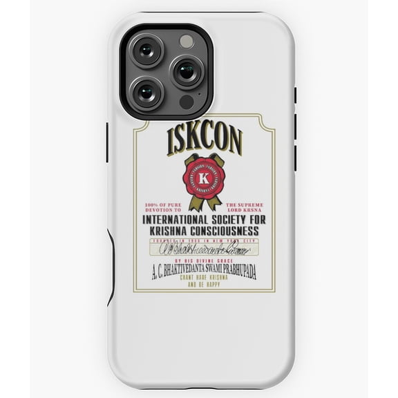 Iskcon Religious Symbol Graphic N8011 Phone Case for iPhone 17 16 15 14 13 12 11 Pro Max