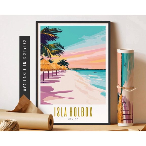 Isla Holbox Mexico Beach Wall Decor