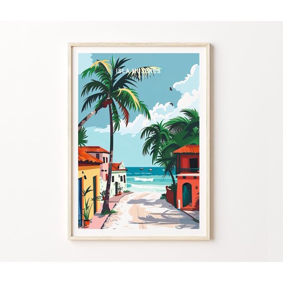 Isla Mujeres Mexico Beach Wall Decor Home Decor