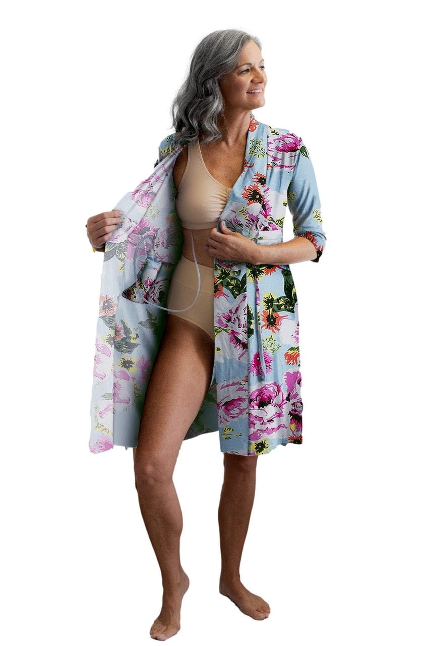 Isla Post Surgery Robe Women Recovery Robe, Surgery Recovery Robe