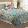 thumbnail image 1 of Isla Tropics Flamingo & Palms 2-Piece Twin Bedding Quilt Set, 1 of 5