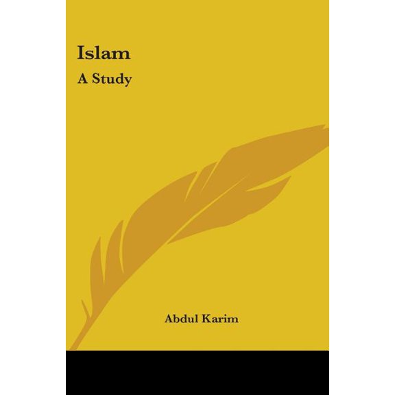 Islam : A Study (Paperback)