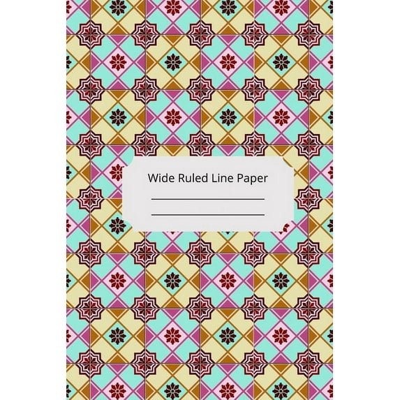 Islam Art Inspirational, Motivational and Spiritual Theme Wide Ruled Line Paper (Paperback)