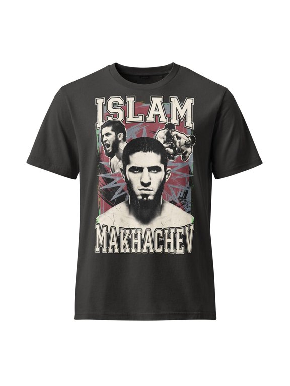 Islam Makhachev Vintage MMA Graphic Tee, Wrestling Combat Sports T-Shirt