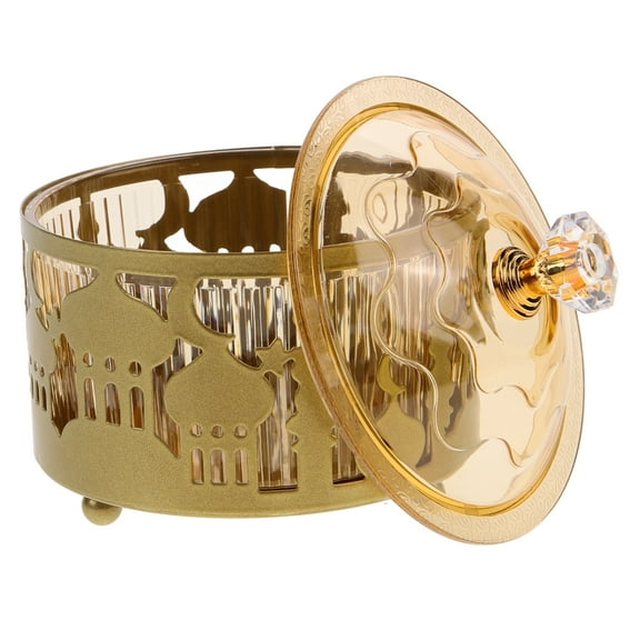 GOOHOCHY Family Candy Serving Plate Golden Iron 1Pack