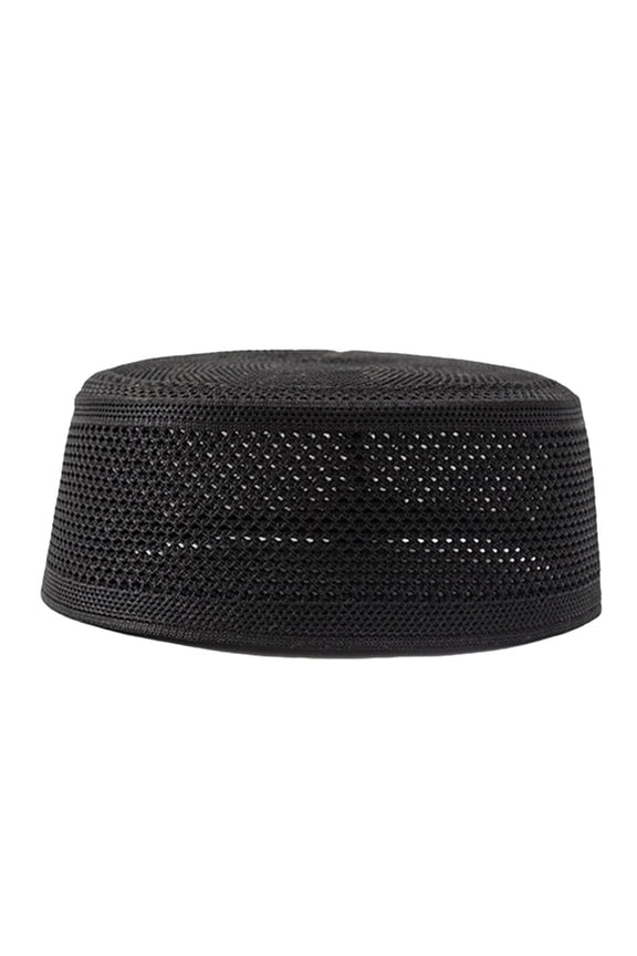 Islamic Caps Round Jewish Hats Indian Cotton Turban Hat Hijab Prayer Hat