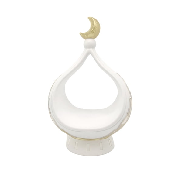 Islamic Cultural Decor Collection - Handcrafted Resin Mosque Models & Tower Ornaments for Home/Office Display Ramadan Decoration