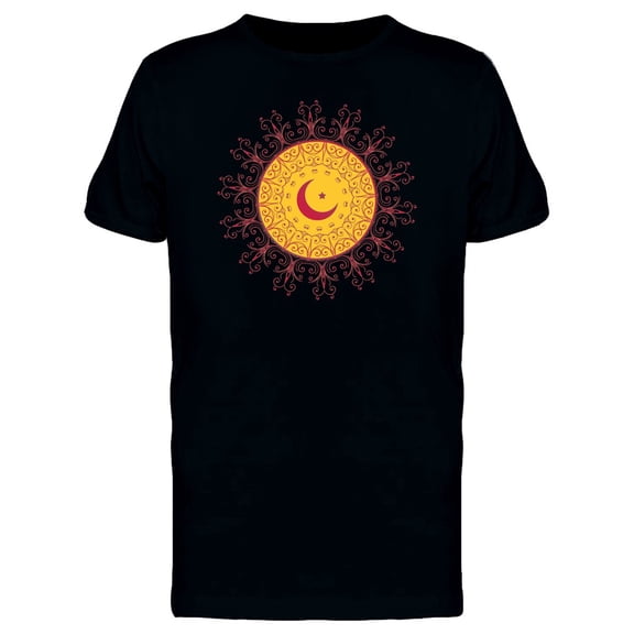 Islamic Decorative Moon And Star Tee Men's -Image by Shutterstock