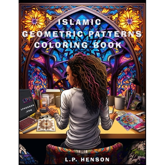 Islamic Geometric Patterns: Coloring Book, (Paperback)