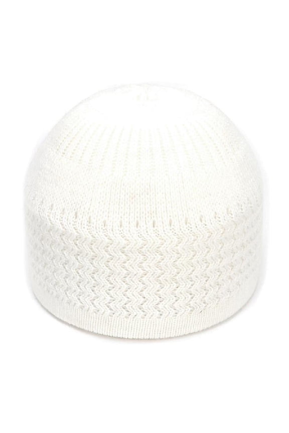 Islamic Men's Prayer Cap Muslim Men's Hat Knitted Style Acrylic Fiber