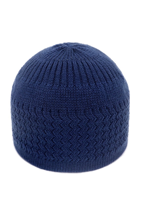 Islamic Men's Prayer Cap Muslim Men's Hat Knitted Style Acrylic Fiber