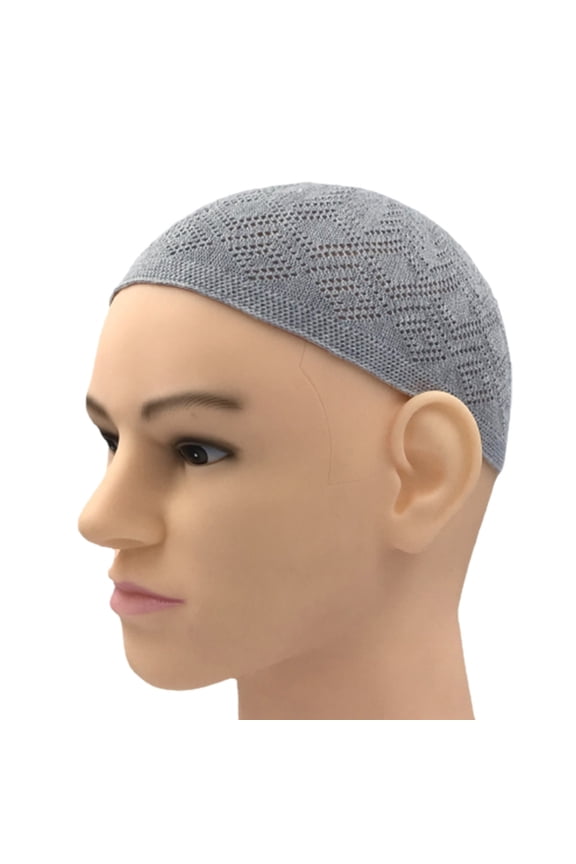 Islamic Muslims Cototn Kufi Prayer Hat Taqiyah Takke Skull Caps Men Wrap Head Caps Muslims Prayer Hat