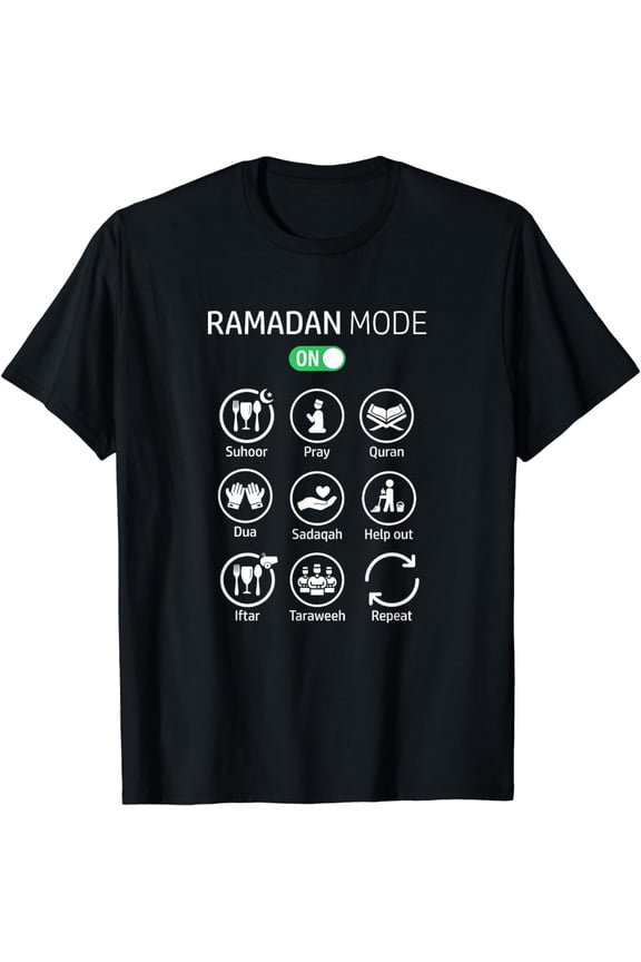 Islamic Ramadan Fasting Mode On T-Shirt