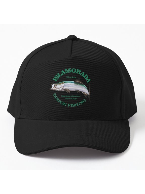 Islamorada Tarpon Fishing Baseball Hat, Angler Adventure Graphic Design, Classic Cap