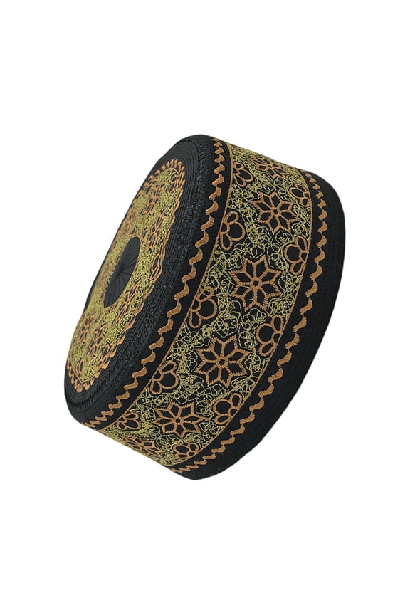 Islams Prayer Caps for Men Embroidery Turkish Caps Soft Comfortable Hat Indian Round Turban Kufi Prayer Hat