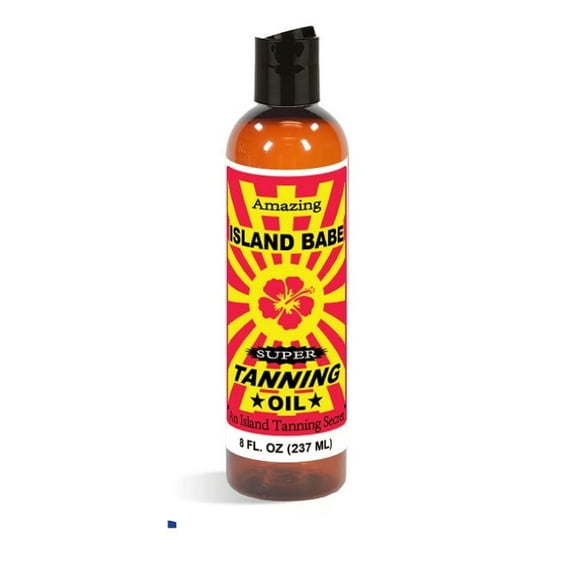 Island Babe Tanning Oil All-Natural, No Mineral Oil, 8 fl oz