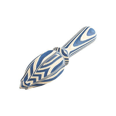 Island Bamboo 6" Blue Pakkawood Lemon Reamer / Citrus Juicer