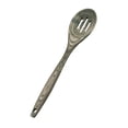 thumbnail image 1 of Island Bamboo Pakkawood 12-Inch Slotted Spoon, Black, 1 of 4
